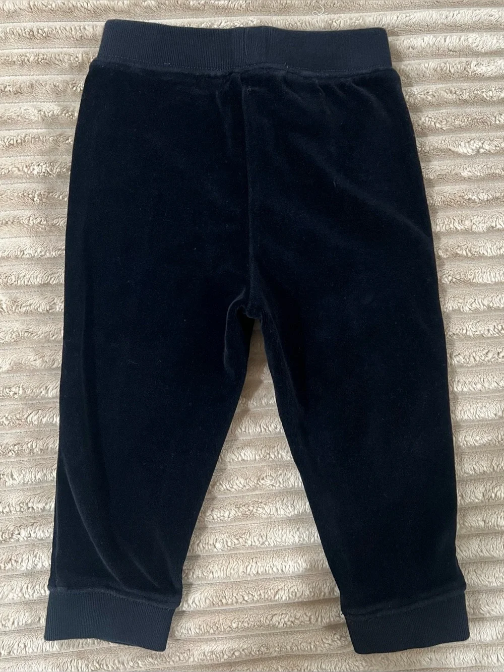 Polo Ralph Lauren Baby Velour Jogger Pants Black 18M Authentic